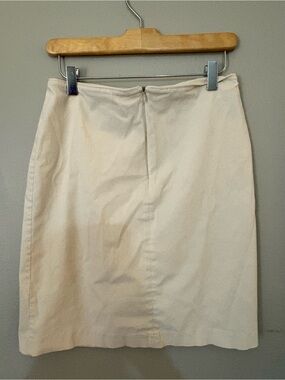 Express Cream Pencil Skirt Size 7/8